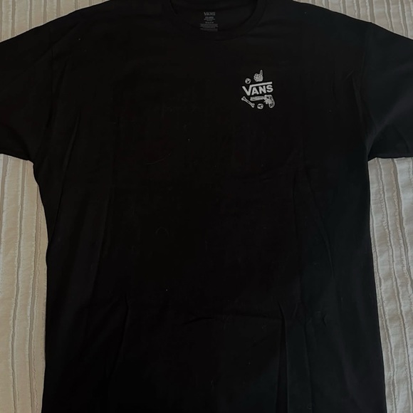 Vans Black Tee with Skeleton Design - Picture 2 of 3